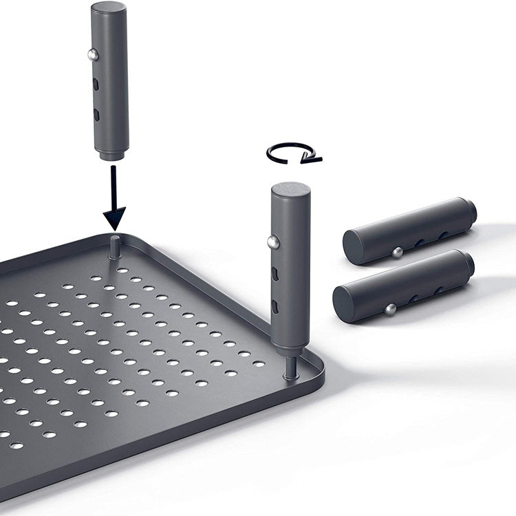 In stock supply computer display screen height increasing table stand height adjustable tool-free cooling computer height increasing table