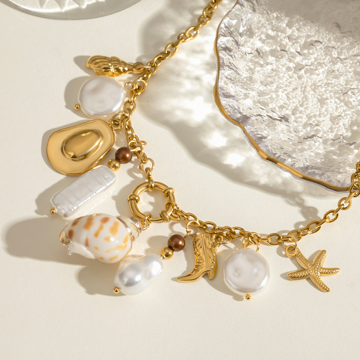 Wanxing Stainless Steel Pendant Necklace