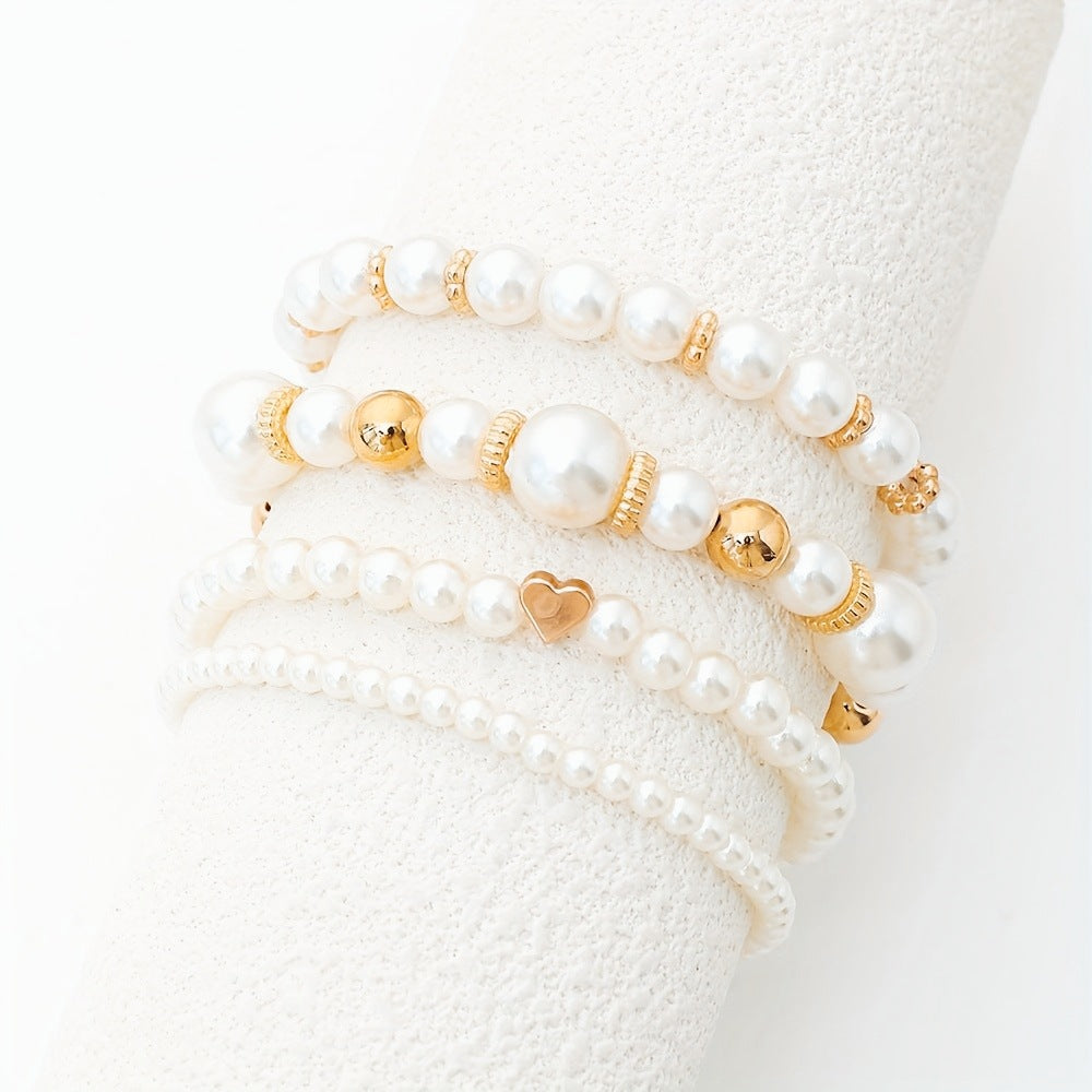 Pearl Bracelet Set