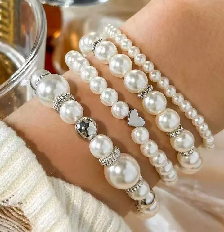 Pearl Bracelet Set