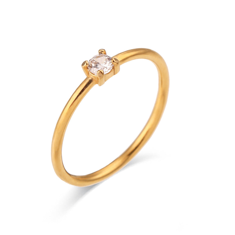 Fashion simple fine ring