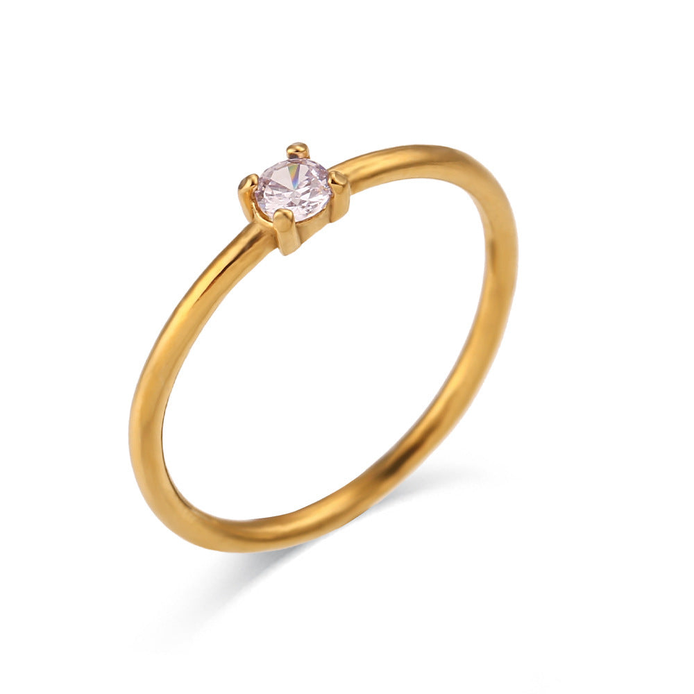 Fashion simple fine ring