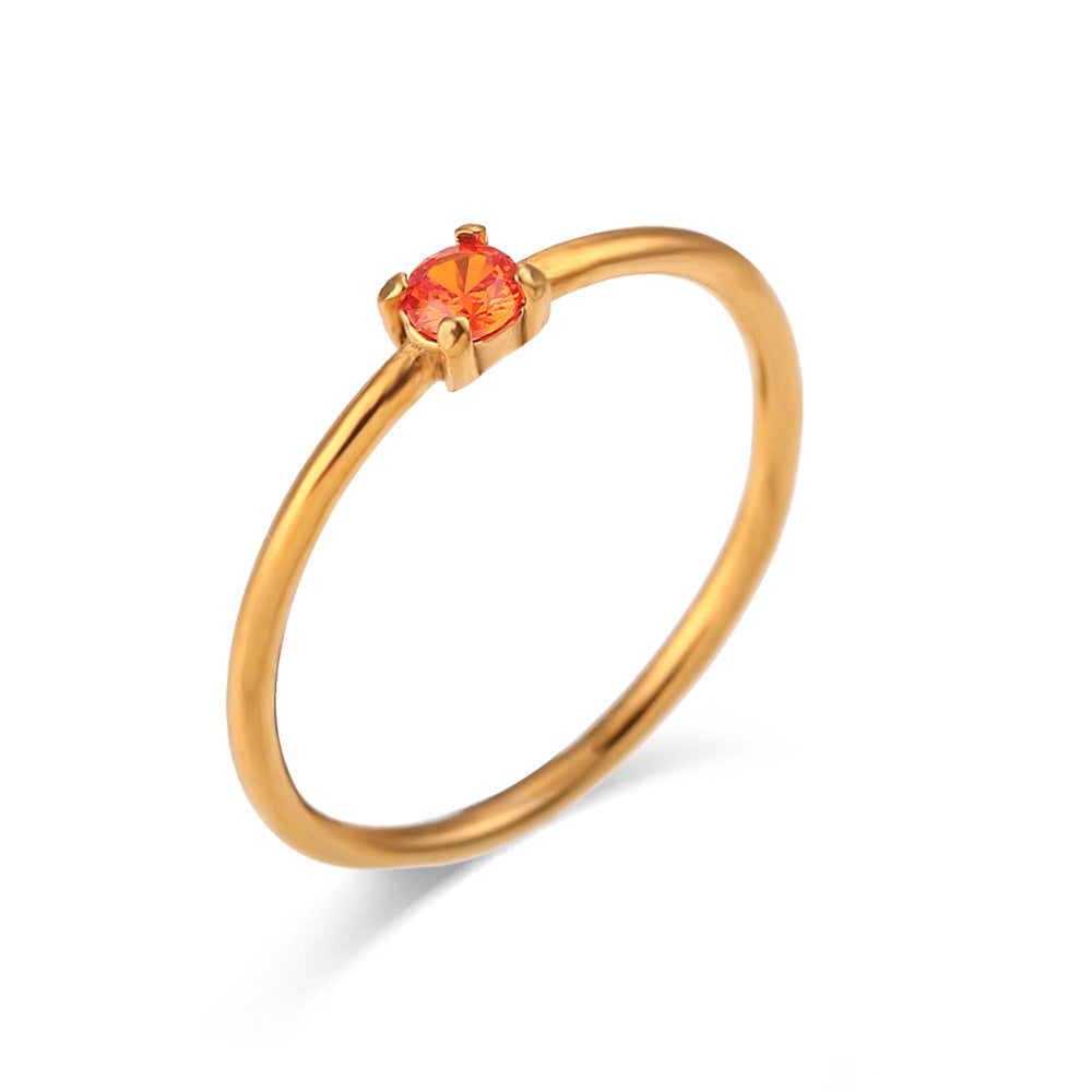 Fashion simple fine ring