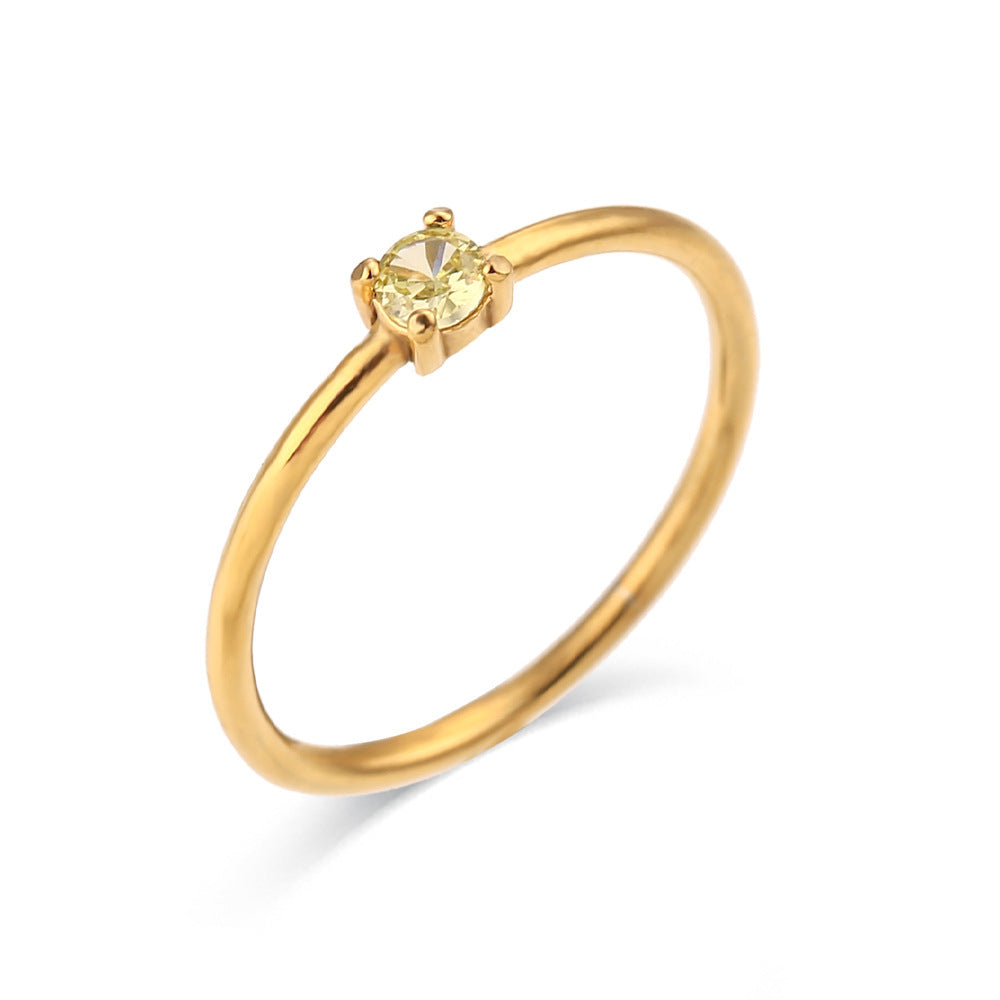 Fashion simple fine ring