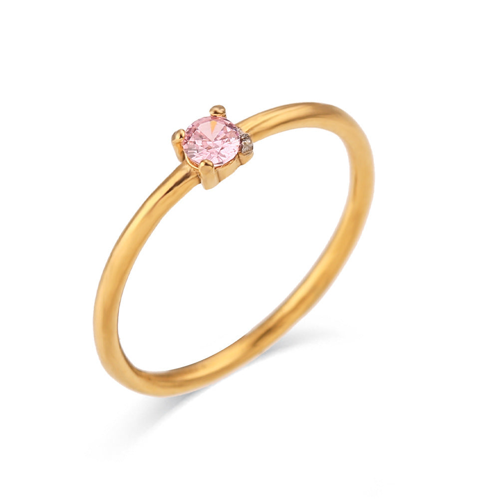Fashion simple fine ring