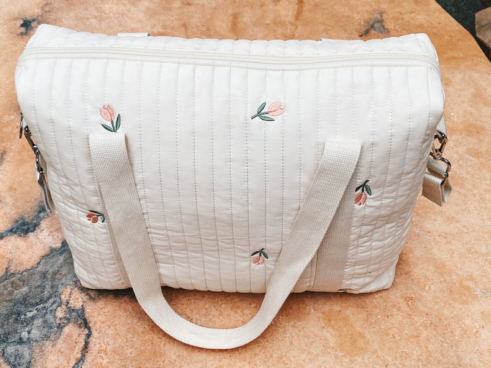 Embroidered Mommy Tote