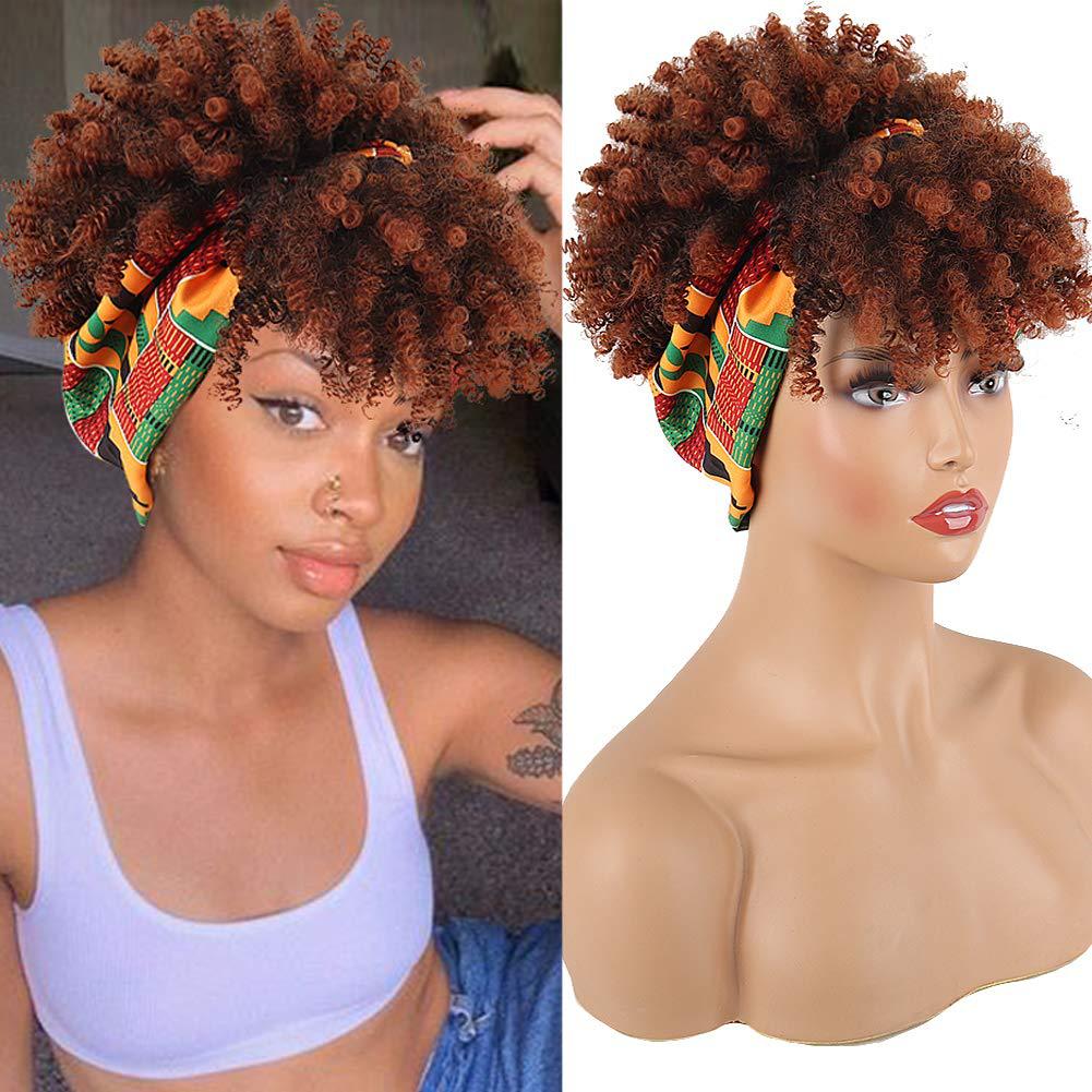 Small Curly Turban Wig