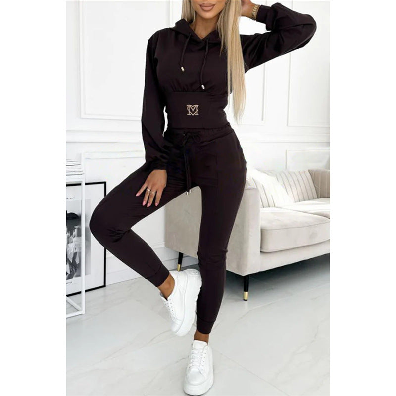 Belted Casual Sports Suit