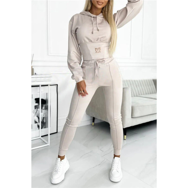 Belted Casual Sports Suit