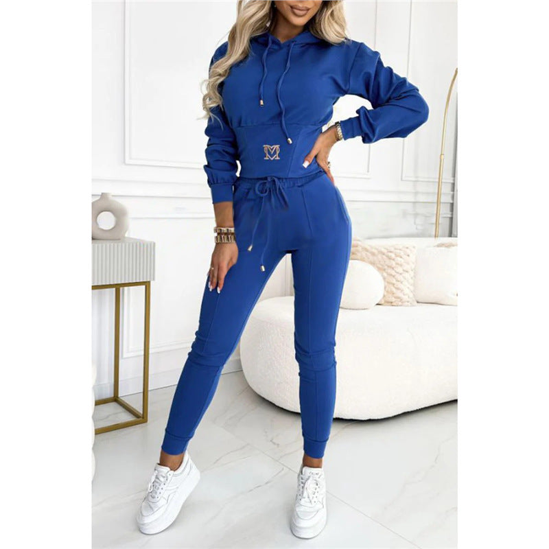 Belted Casual Sports Suit