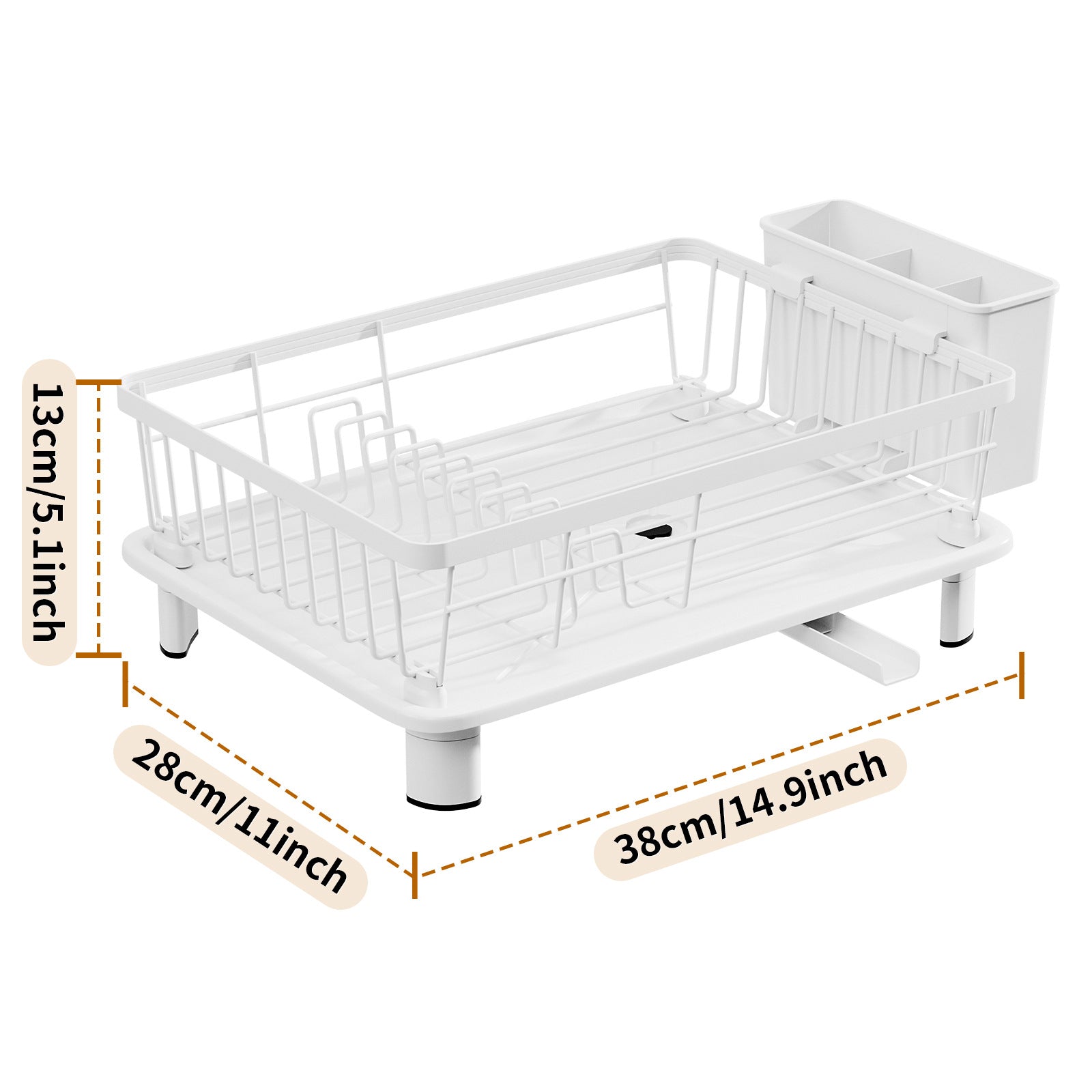 Multi-Functional Tableware Draining Rack