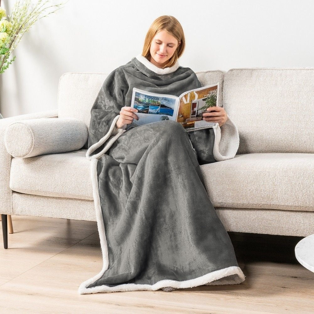 Multi-Functional Blanket With Large Pockets