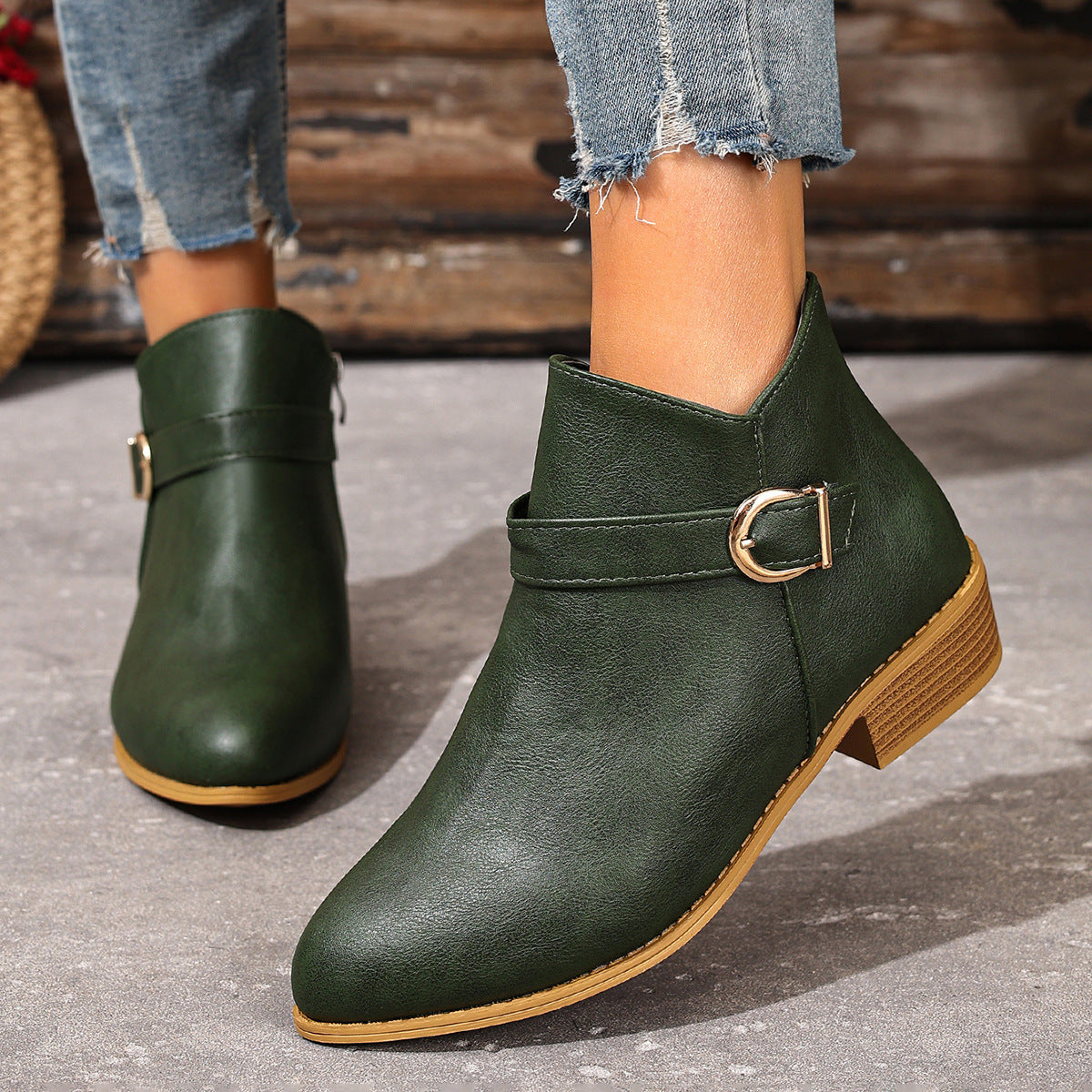 Vintage Round-Toe Martin Boots
