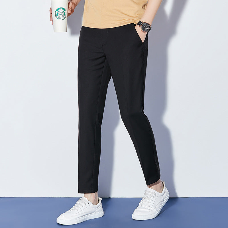 Drop Cropped Casual Pants