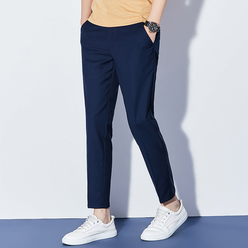 Drop Cropped Casual Pants