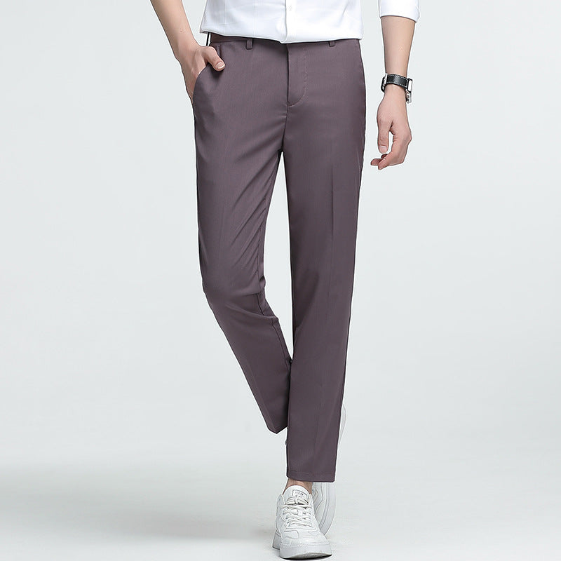 Drop Cropped Casual Pants