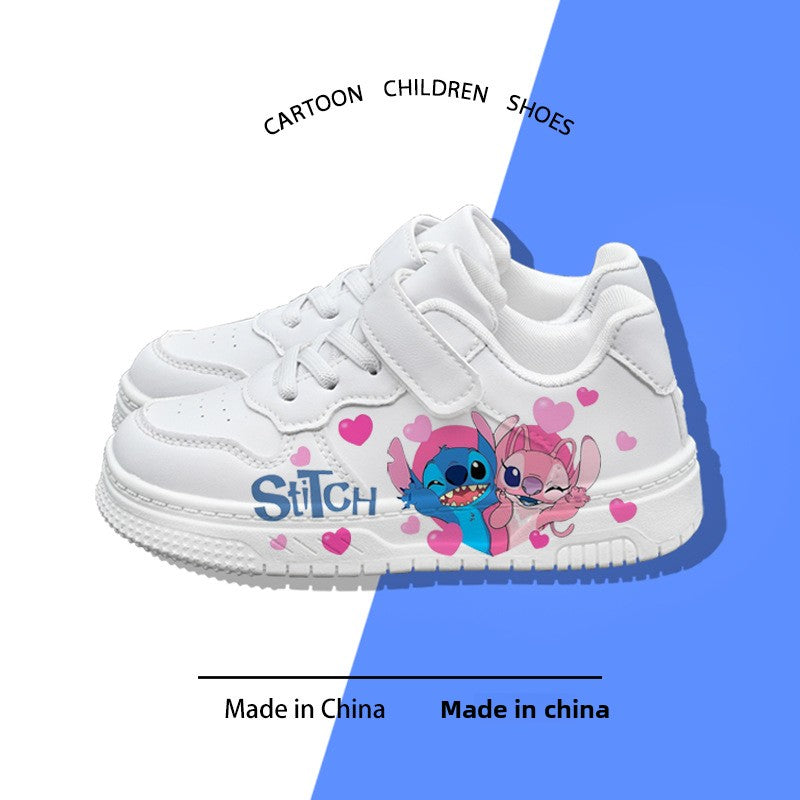 Cartoon Cute Small White Shoes