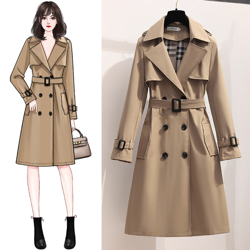 Mid-Length Trench Coat