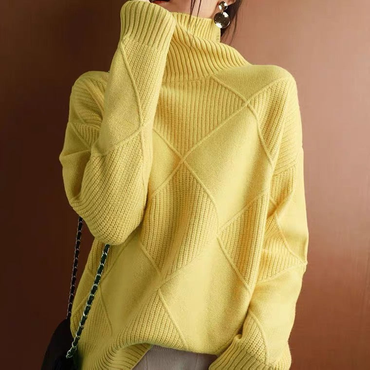Loose Turtleneck Warm Sweater