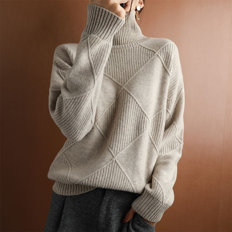 Loose Turtleneck Warm Sweater