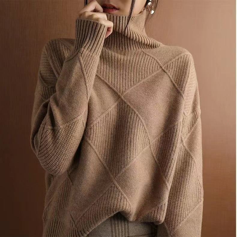 Loose Turtleneck Warm Sweater