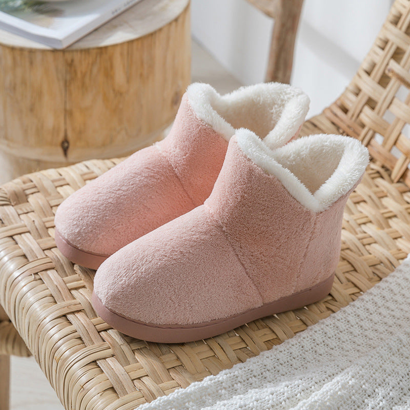 Indoor Couple Plush Cotton Shoes