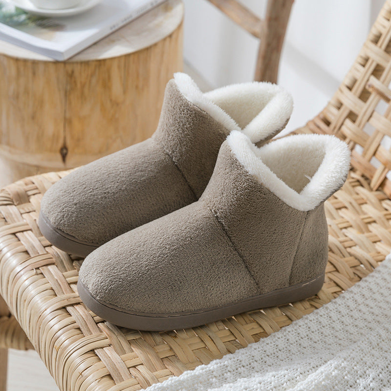 Indoor Couple Plush Cotton Shoes
