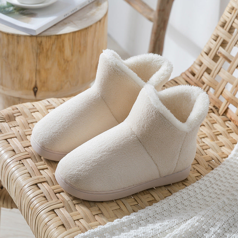 Indoor Couple Plush Cotton Shoes