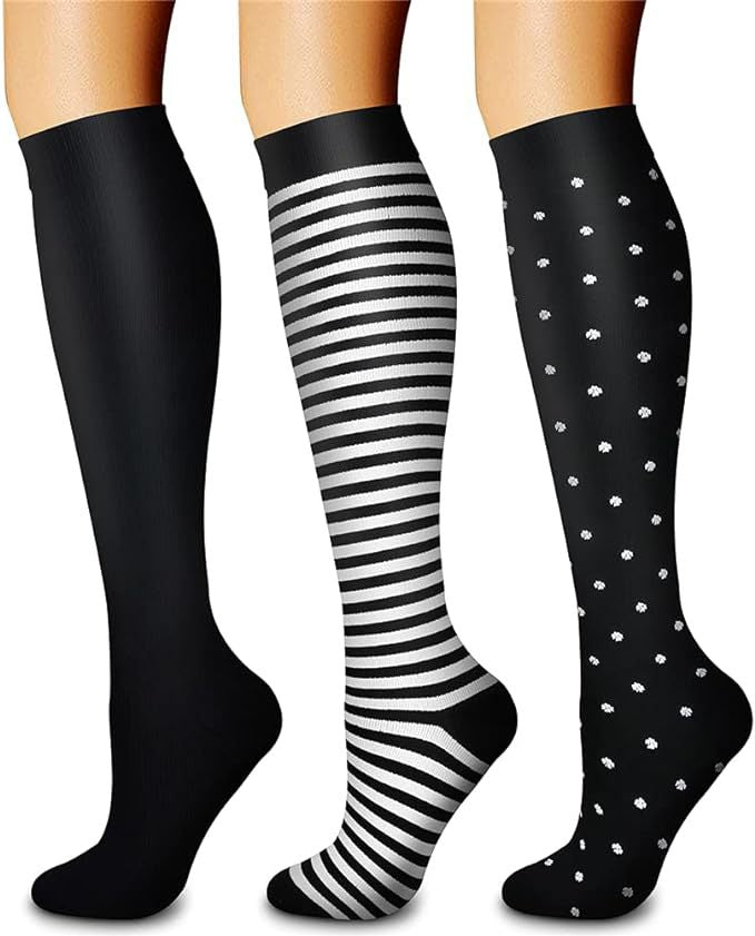 Three Pair Set Pressure Socks