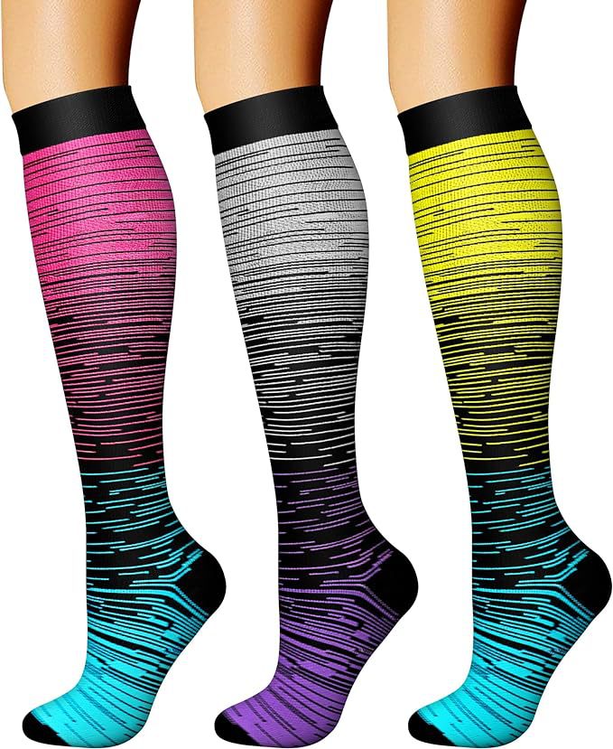 Three Pair Set Pressure Socks