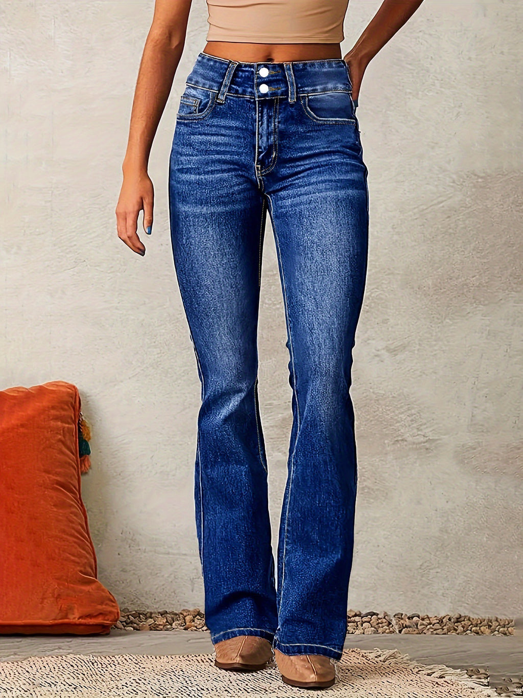 Women's Retro Stretch Jeans