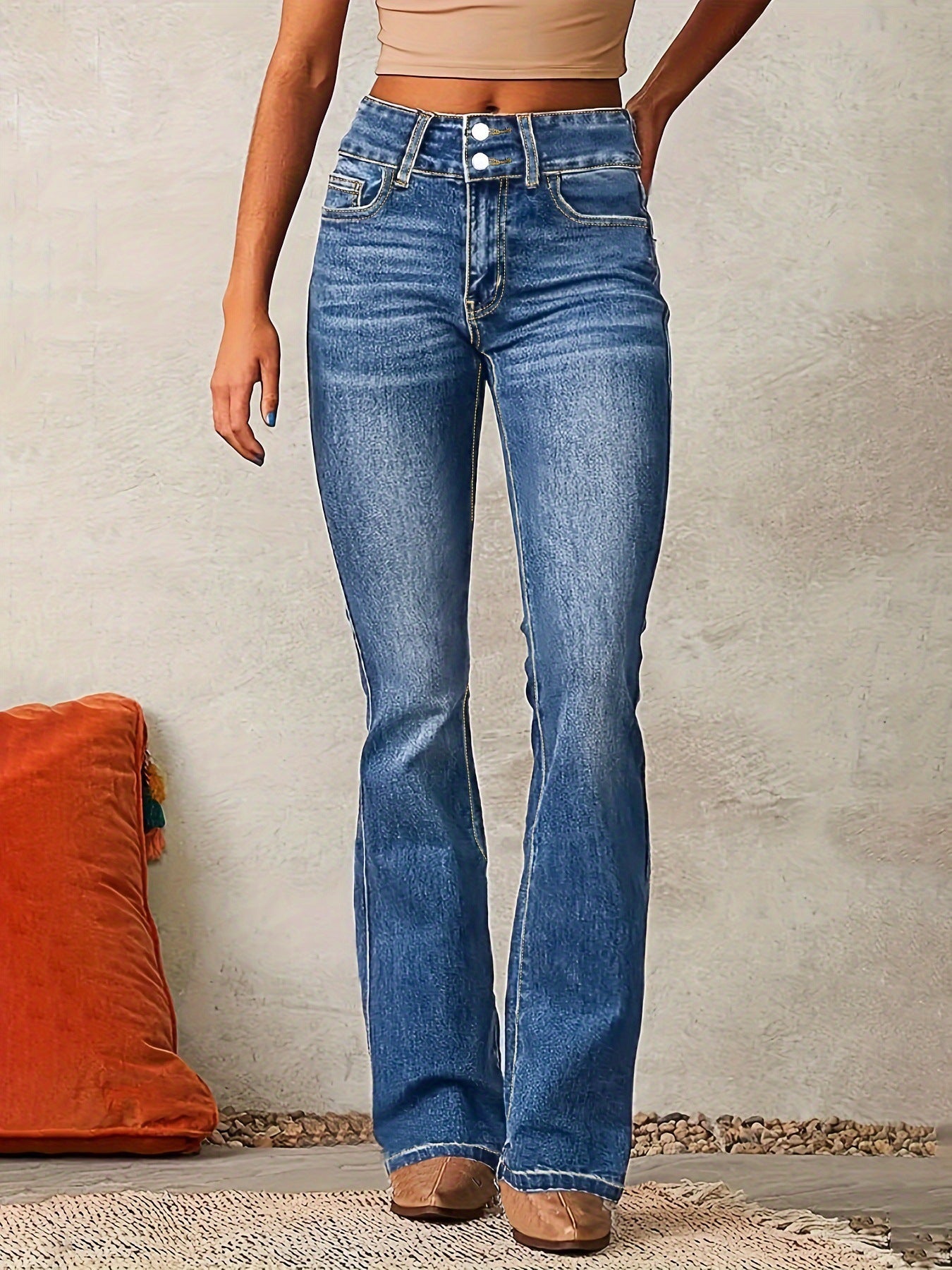 Women's Retro Stretch Jeans