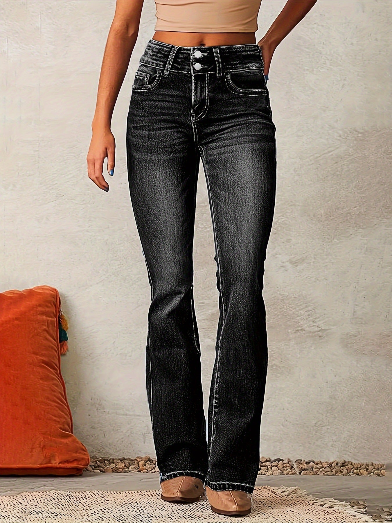 Women's Retro Stretch Jeans