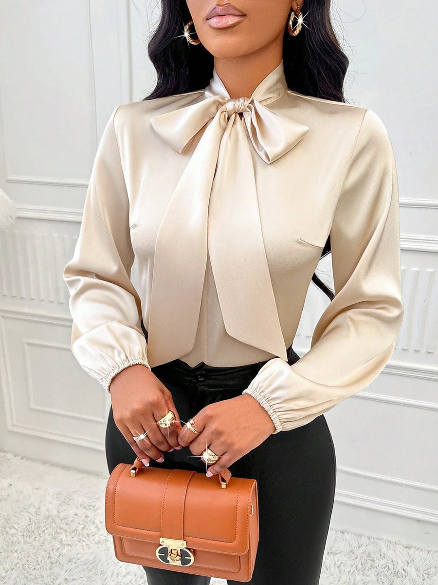 Bow Long Sleeve Top