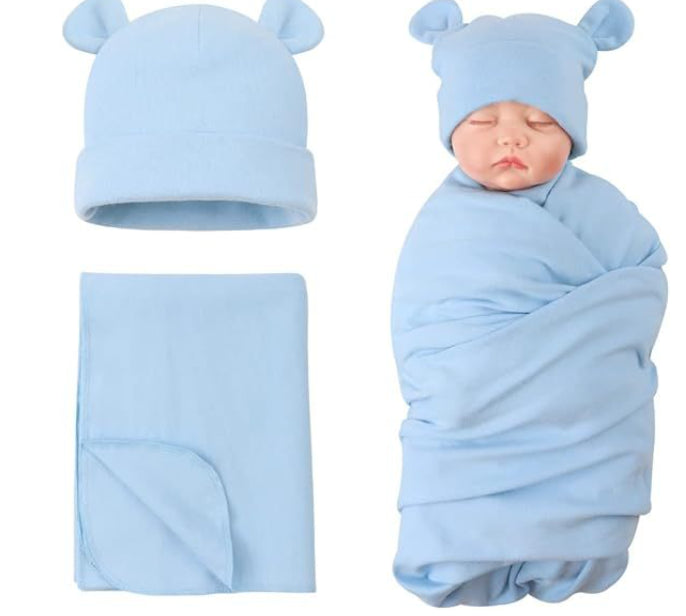 Newborn hat towel suit